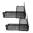 thumbnail image 1 of FONDOTIN 4Pcs Supermarket Fresh Food Rack Black L Shaped Fruit Display Guardrail Organizer, 1 of 6