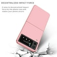 thumbnail image 2 of Decase Phone Cover for Samsung Galaxy Z Flip4 ,Ultra Slim Fit Lightweight Hard PC Matte Case Shockproof Drop-proof Scratch-resistant Phone Case for Samsung Galaxy Z Flip4 5G,Pink, 2 of 7