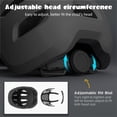 thumbnail image 6 of XJD Kids Bike Helmet Toddler Helmet Age 1-8 years old, Adjustable Skateboard Helmet for Boys Girls Lightweight Kids Helmet, Black XS, 6 of 13