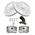 thumbnail image 2 of TRQ Rear Brake Calipers Ceramic Pads Drilled Rotors Fits Select 07-14 Express 1500, 2 of 8