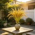 thumbnail image 6 of SHIMELE Artificial Rice Stalks Bundle, Decorative Faux Paddy Grain Stems, Realistic Dried Look, Home and Wedding Decor, Versatile Centerpieces for Fall, 6 of 6