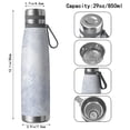 thumbnail image 3 of 29oz Insulated Water Bottle with Tea Infuser, Stainless Steel Travel Mug, Ice Frozen Print, 3 of 6