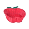 thumbnail image 2 of Cesta de frutas tejida Strade Fareast Limited Cesta de ratán de imitación ligera y portátil 31 cm x 10 cm, 2 of 8