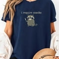 thumbnail image 3 of Funny Raccoon, I Require Snacks T-Shirt Unisex, Sizes S-5XL, Tbun, 3 of 5