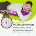 thumbnail image 3 of ProsourceFit Acupressure Mat and Pillow Set for Back/Neck Pain Relief and Muscle Relaxation, 3 of 8