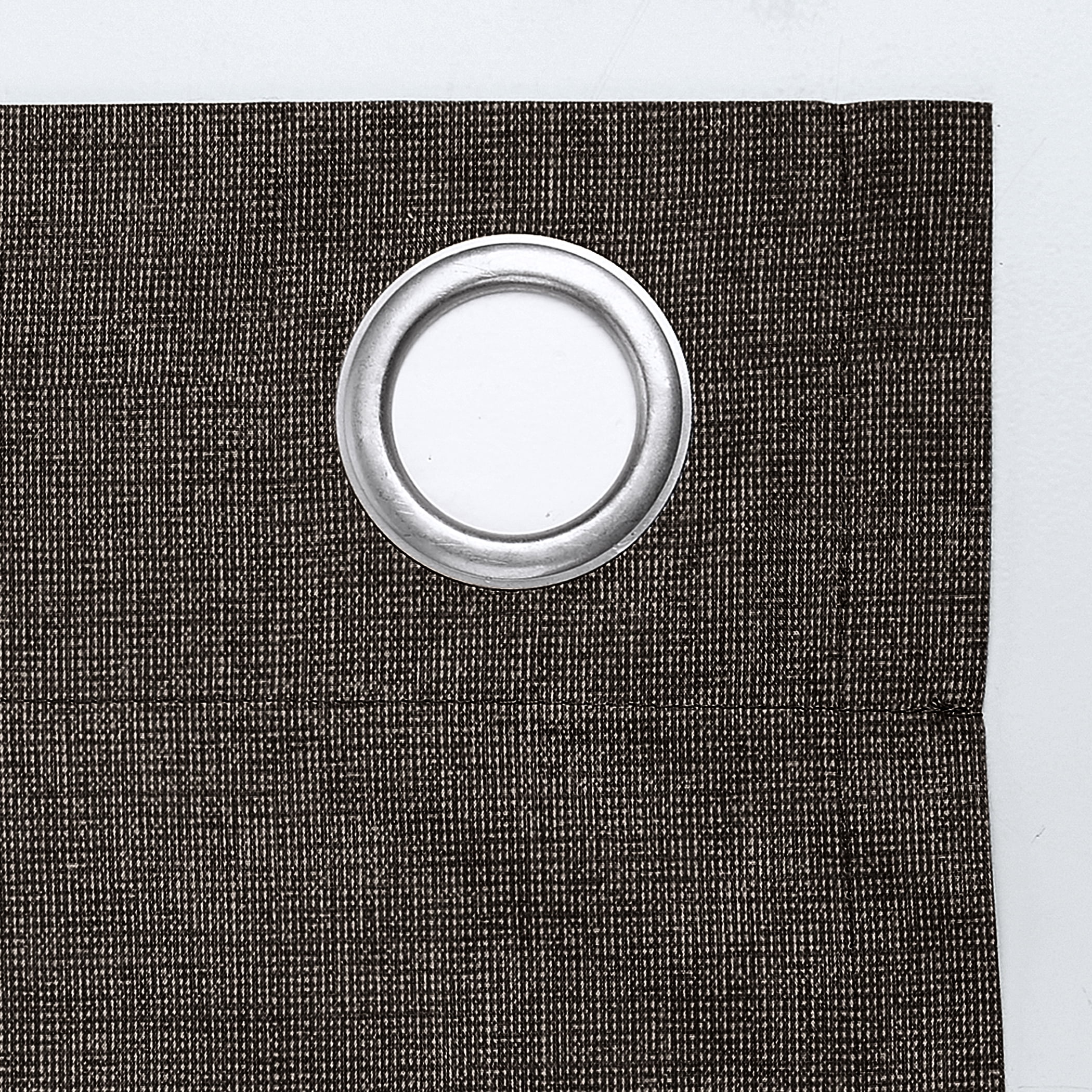 Sun Zero Duran Thermal Insulated 100% Blackout Grommet Curtain Panel, 50"x63", Walnut Brown (Single Panel)