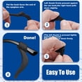 thumbnail image 4 of SMARTTOP Protectores de silicona para patillas de lentes, 20 pares, antideslizantes, 4 of 6