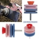 thumbnail image 3 of Cortadora de césped rotativa Afilador de cuchillas Amoladora de cuchillas para taladro eléctrico Taladro manual, 3 of 7