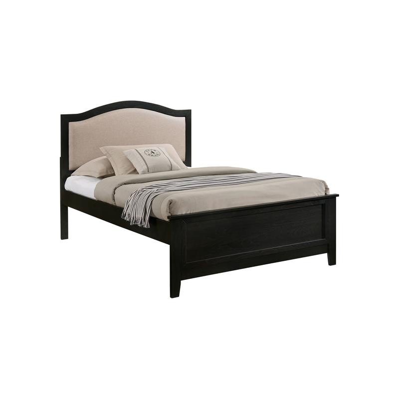 Furniture Of America Blayre Full Solid Wood 3 Piece Bedroom Set In Dark Gray Walmart Com Walmart Com