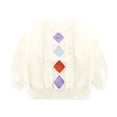 thumbnail image 2 of Esaierr Kids Boys Girls Knit Pullover Sweater Warm Sweater Soft Winter Sweatshirt for 6-12Y, 2 of 5