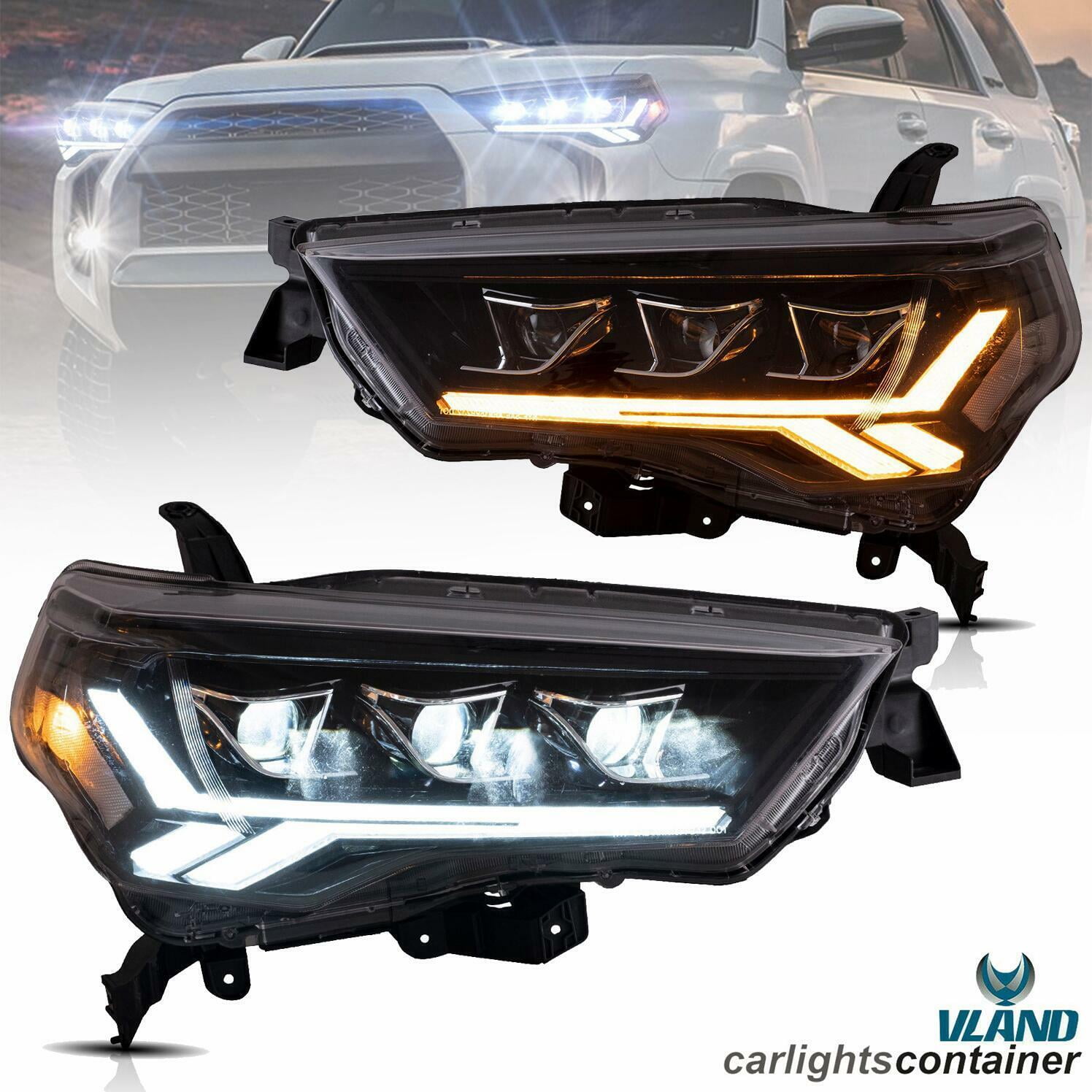 VLAND LED Projector Headlights for Toyota 4Runner 2014-2021 (TRD ...