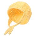 thumbnail image 1 of unbranded Cesta Portátil Tejida De Almacenamiento Con Asa Orejas De Amarillo, 1 of 8