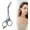 Colorfu, variant on Eyebrow Trimmer Scissor with Comb, Eyebrow Scissors for Women, Stainless Steel Precision Eyebrow Cutter Hair Removal Makeup Tool for Women and Men (Grey)