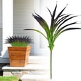 thumbnail image 3 of 1 Pcs Artificial Cymbidium Plant, Faux Greenery Stems for Pot or Vase Faux Orchid Stems That Look Real for Indoor Home Office Farmhouse Decoration 17.3", 3 of 9