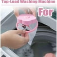 thumbnail image 4 of Attrape-fourrure pour Lessive, Attrape-Peluches en Silicone, Extracteur de Poils d'Animaux pour Lessive, Extracteur de Poils pour Machine à Laver, Attrape-Peluches Réutilisable (1 Pce, Rose), 4 of 5