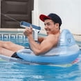 thumbnail image 4 of 100% nuevas pistolas de agua eléctricas para niños, pistolas de chorro automáticas 2023, juguete de agua para piscina de verano fiesta en la playaBlueC, 4 of 5