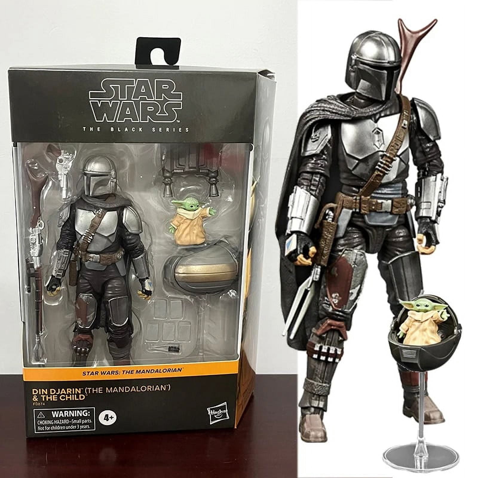 S.H. Figuarts Star Wars The Mandalorian & Grogu 150mm - Figurine Action Figurine Action Pré-peinte ABS PVC Tissu