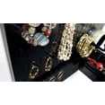 thumbnail image 5 of Wall Control Jewelry Organizer Wall Hanging Jewelry Holder Necklace Rack – Black Wall Mounted Jewelry Organizer System, 5 of 7
