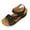 Black, variant on Yyuenw Women Closed Toe Hollow Wedge Sandals Adjustable Ankle Strap Summer Casual Walking Shoes