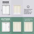 thumbnail image 6 of Yoolax Motorized Smart Shade with Remote Control Electric Half-Shading Roller Cordless Window Blind(80% Shading Off-white,24"W x 72"H), 6 of 6