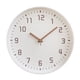 thumbnail image 1 of Reloj de pared decorativo de 30 cm con números grandes y elegante para decoración del hogar. Blanco, 1 of 9