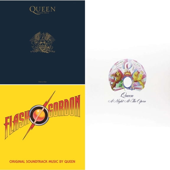 Greatest Hits 2 (180G/Dl Card) & Flash Gordon & Night At The Opera [LP Vinyl Bundle]