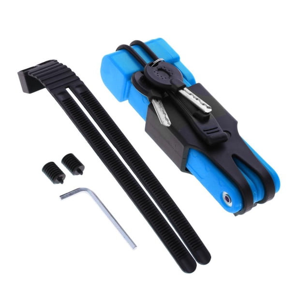 antirrobo de cadena antirrobo con plegable para bicicleta Azul Sunnimix Candado plegable para bicicleta