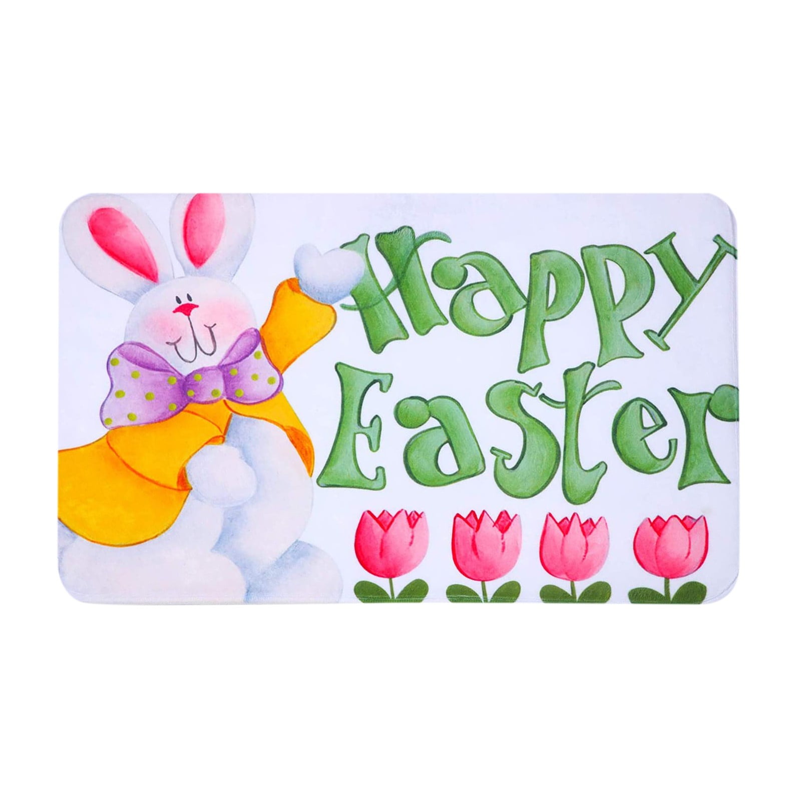 VerPetridure Easter indoor Outdoor Bathroom Kitchen Rug 60X40Cm Easter