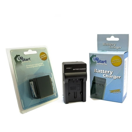 Panasonic V10 VW-VBK360 Battery and Charger Replacement (4400mah, 3.7v, Li-ion) for Panasonic Camcorder - Compatible with Panasonic HC-V10, Panasonic HDC-SD90, Panasonic SDR-S50, Panasonic HDC-TM90 ()