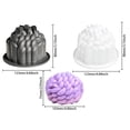 thumbnail image 3 of Safe Silicone Yarn Shaped Mousses Cake Molds Perfect For Baking Jellies Chocolate Kitchen Gadget, 3 of 8