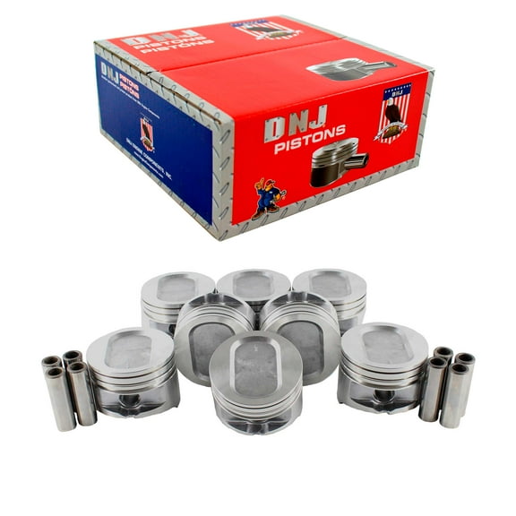 DNJ P4188 Standard Complete Piston Set Fits Cars & Trucks 88-97 Ford Bronco Econoline 5.8L OHV