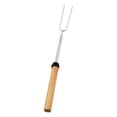 thumbnail image 2 of Tenedor de multiusos, mango de madera duradero, accesorios de cocina, de asar telescópicos de Metal para cocinar, fogata, Cam Negro shamjiam Tenedor de barbacoa, 2 of 8