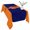 Navy Orange, variant on Pink Navy Blue Flamingo Table Cloth Waterproof Tablecloths, Summer Beach Coastal Modern Art Tablecloth Dining Table Cover for Kitchen Party Tabletop Outdoor, Rectangle Tablecloth 60x102 Inch