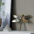 thumbnail image 6 of Dragonfly Decorative Wall Mirror - Gold Framed Vintage Insect Art, Butterfly-Inspired Resin Sculpture for Bedroom, Living Room & Home Decor(1Pcs,C), 6 of 7