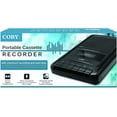 Coby CVR22 Portable Cassette Player and Tape Cassette Recorder with Builtin Microphone, Built