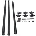 thumbnail image 1 of 82215956 Trail Rail System Tie Down Rails Fit for Jeep Gladiator 2020-2023 Black, 1 of 2