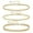 Style 03, variant on 5 Pcs Gold Plated Ankle Bracelet for Women Waterproof Anklets Large Ankle Jewelry for Women