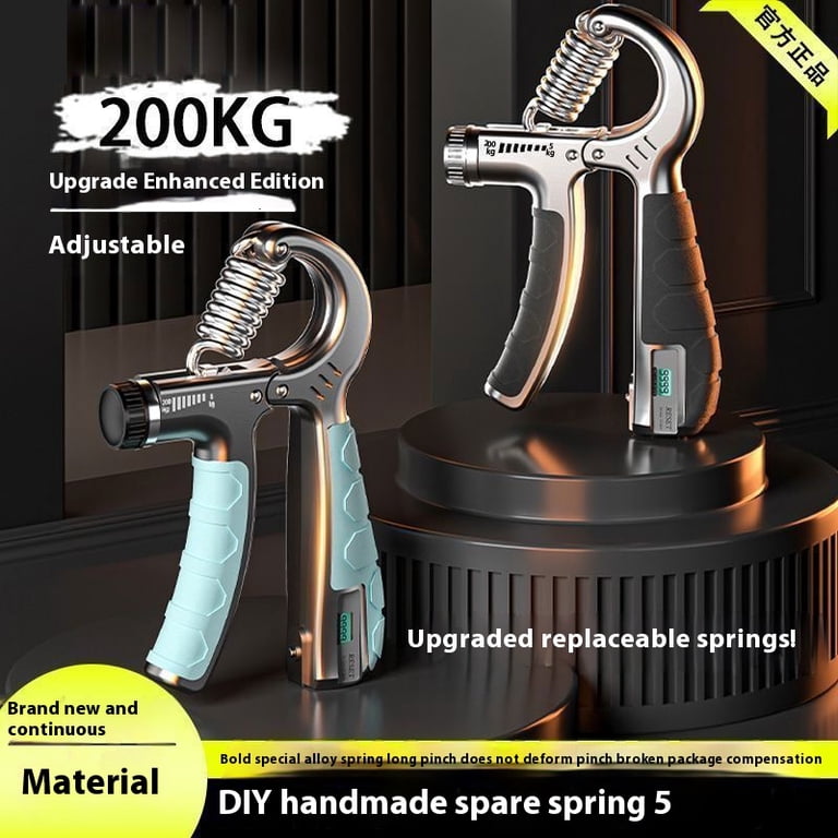 Adjustable Hand Gripper 5-100kg - Portable Arm & Forearm Strengthener For Gym Training