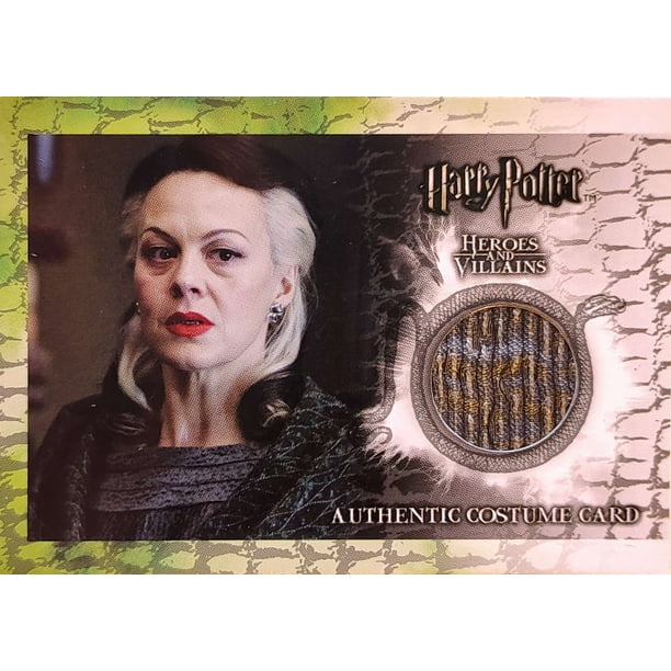Harry Potter and the Half-Blood Prince Narcissa Malfoy's Costume Authentic Costume Card -