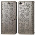 thumbnail image 1 of Funda Cartera FOXDOCK para iPhone 8/7 , Flip PU con Relieve de Gatos y Perros, Tarjetero y Soporte, 1 of 6