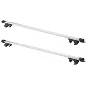 CargoLoc Adjustable Roof Top Cross Bar Set - Adjustable up to 55 (2 Piece)