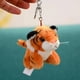 thumbnail image 3 of 11 cm de la vida real lindo tigre leopardo peluche colgante juguetes peluche bosque animal muñeca llaveros niños dibujos animados regalo de cumpleaños, 3 of 5