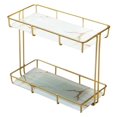 thumbnail image 2 of kurtrusly Rack de Rangement Multi-Couches Boîte de Rangement Parfum Bijoux Conteneur Panier S Double Couche Blanc 1Set, 2 of 6