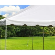Party Tents Direct Weekender Pole Tent Party Canopy, 15x15 White