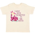 thumbnail image 3 of Inktastic I Have Been Promoted to Big Sister Pink Girls Toddler T-Shirt, 3 of 5