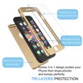 thumbnail image 4 of iPhone 8 Case, iPhone 7 Case, Hard Plastic Case 360 Full Body Shockproof Heavy Duty Protection With Tempered Glass Screen Protector Case For Apple iPhone 7 / iPhone 8 -Space Black, 4 of 4