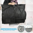 thumbnail image 4 of Unique Bargains 31' Garment Bag, 3 Pack Breathable Suit Bag for Storage Hanging Clothes, Gray, 4 of 7