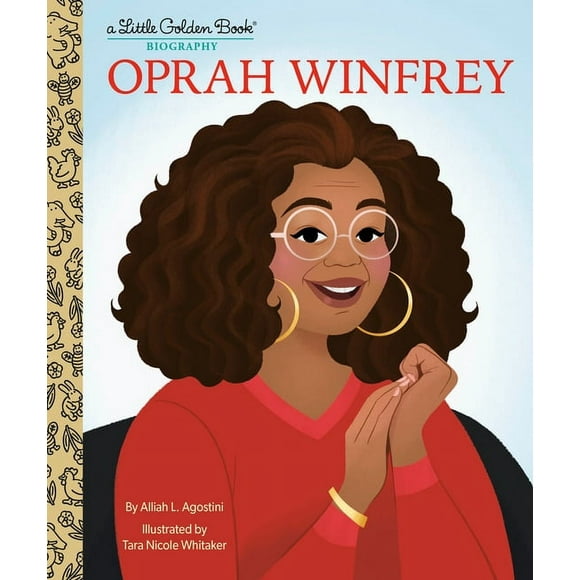 Little Golden Book: Oprah Winfrey: A Little Golden Book Biography (Hardcover)