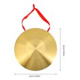 thumbnail image 4 of FESTFENDS Alerte de Prévention des Inondations Gong Cuivre Rond Instrument de Musique Traditionnel 1 Ensemble, 4 of 8