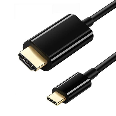 USB C to 4K HDMI Cable Video Converter HD TV Adapter 6Ft Type C to HDMI 4K Cord